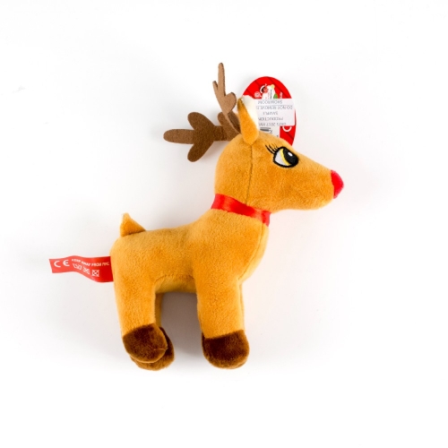 Christmas Reindeer Plush 19cm Ea LIMITED STOCK