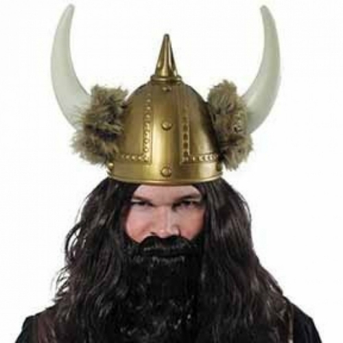 Hat Viking Deluxe with Fur Trim Ea
