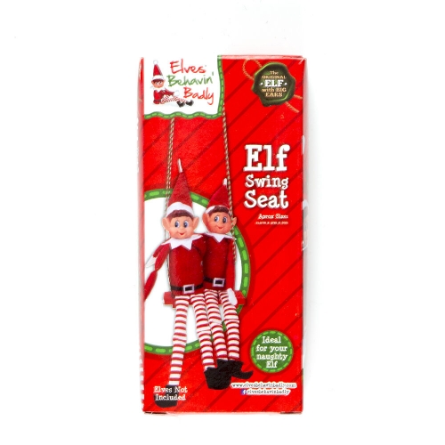 Christmas Elf Swing 13cm Ea
