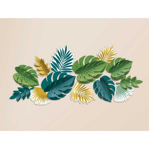 Key West Palm Leaves Decorating Kit Ea
