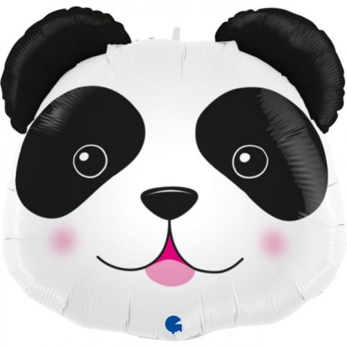 Balloon Foil Supershape Panda Head 72cm Ea