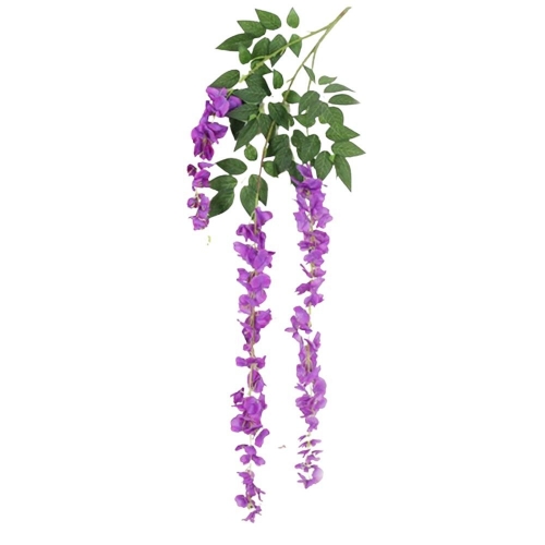 Wisteria Stem with Purple Flowers 1.4m Ea