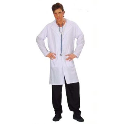 Costume Doctor Coat White Adult Standard Ea