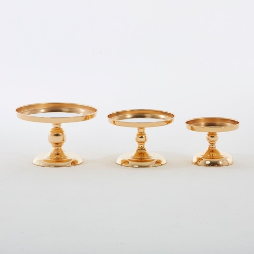 Cake Stand Gold 20cm HIRE