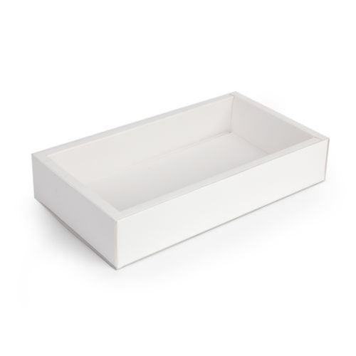Cookie Box & Lid White 22.5cm x 11.5cm x 4.5cm Ea