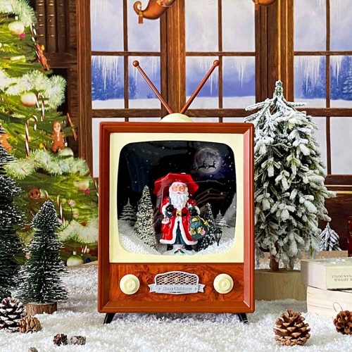 Christmas TV Animated 30cm Ea LIMITED STOCK