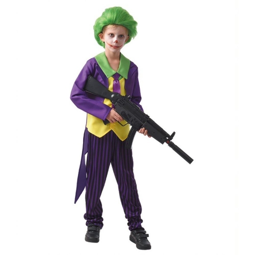 Costume Crazy Joker Child Large Ea