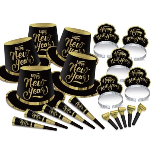 New Year Kit Simply Black & Gold for 20 Ea