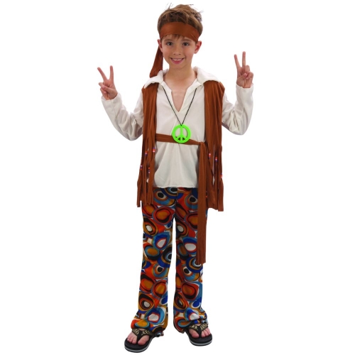 Costume Hippie Boy Child Medium Ea