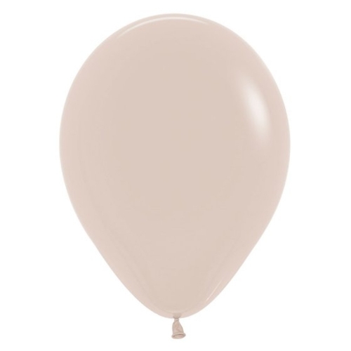 Balloon Latex 28cm Premium White Sand pk 25