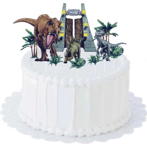 Jurassic Cake Topper Kit Pk 10