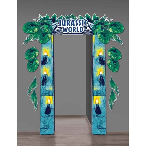 Jurassic Doorway Entry Decoration 1.2m x 1.9m Ea LIMITED STOCK