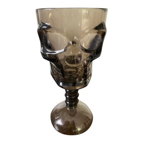 Skull Wine Glass 18.5cm Ea