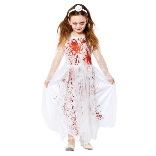 Costume Bloody Bride Child Medium Ea