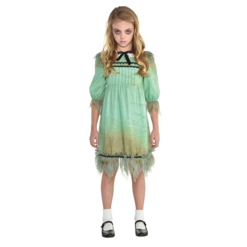 Costume Creepy Girl Child Medium Ea