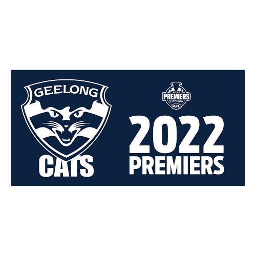 Premiers Geelong 2022 Pole Flag Ea