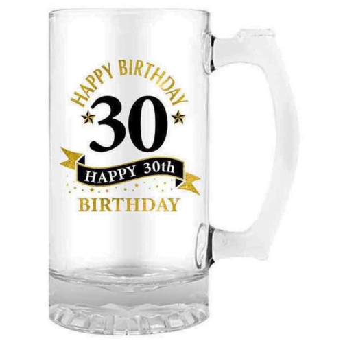 Beer Stein 30th Birthday 490ml Ea