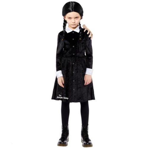 Costume Addams Family Wednesday Child Small Ea