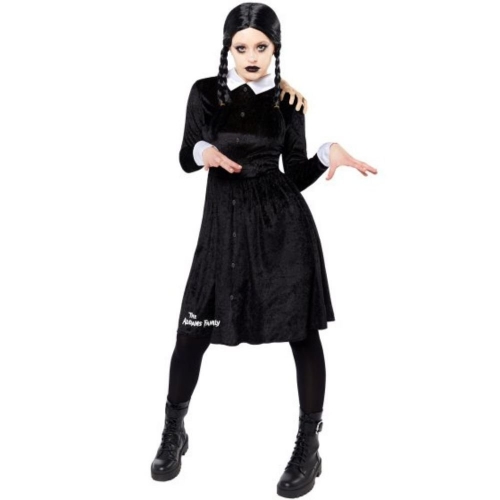 Costume Addams Family Wednesday Adult Medium Ea