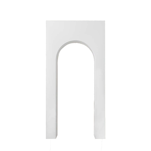Backdrop Arch 3D PVC Square Top White 1.2m x 2.4m HIRE