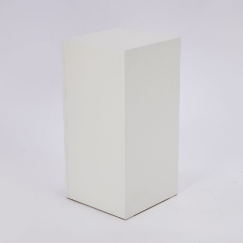 Plinth White Melamine Square 38cm x 76cm HIRE
