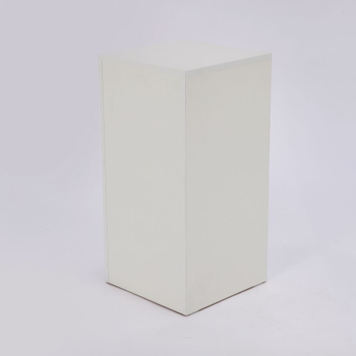 Plinth White Melamine Square 38cm x 60cm HIRE
