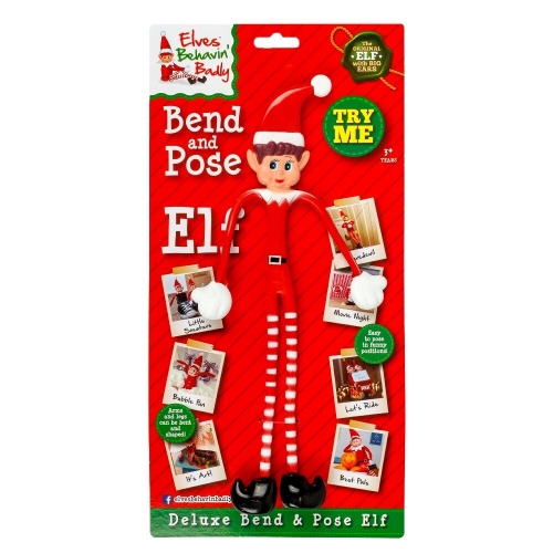 Christmas Elf BB PVC White Hands 30cm Ea LIMITED STOCK