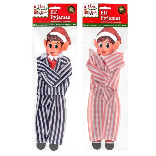 Christmas Elf BB Pyjamas Striped Ea
