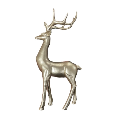 Christmas Reindeer Gold Medium 29cm x 15cm Ea LIMITED STOCK