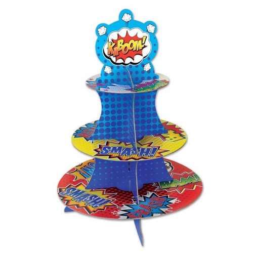 Hero Fun Cup Cake Stand 40cm Ea
