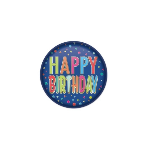 Badge Happy Birthday 5cm Ea