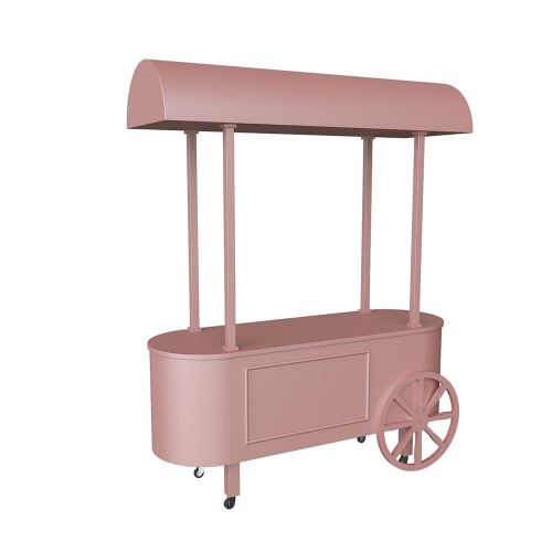 Candy Cart Deluxe Pink Wooden 1.8m HIRE