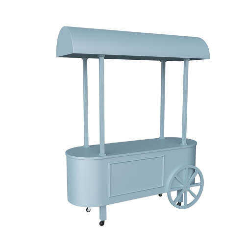 Candy Cart Deluxe Blue Wooden 1.8m HIRE
