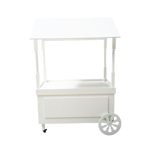 Sweet Cart White Wooden 80cm HIRE