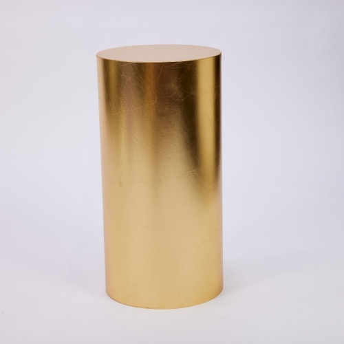 Plinth Cover Gold Metallic Shimmer 90cm HIRE