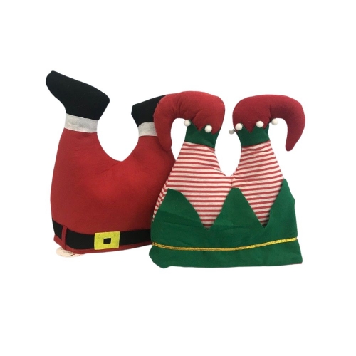Christmas Hat Novelty Elf or Santa Assorted Ea