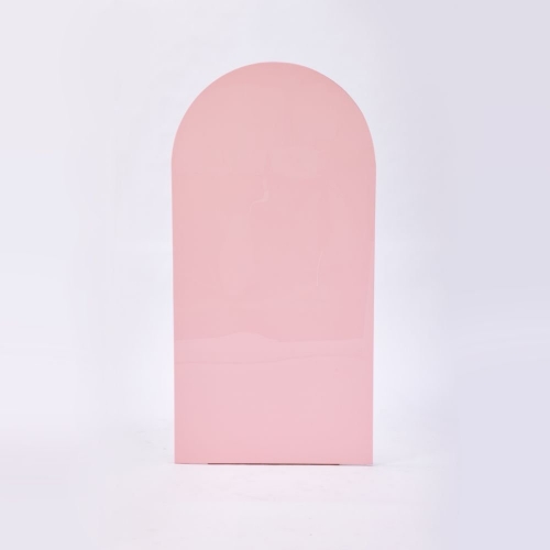 Backdrop Acrylic Arch Panel Pink 2.2m x 1.1m HIRE Ea