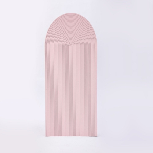 Backdrop Arch Ripple Wooden Pink 2.2m x 1.1m HIRE Ea
