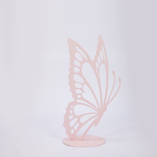 Butterfly Wooden Pastel Pink 1.2m HIRE Ea