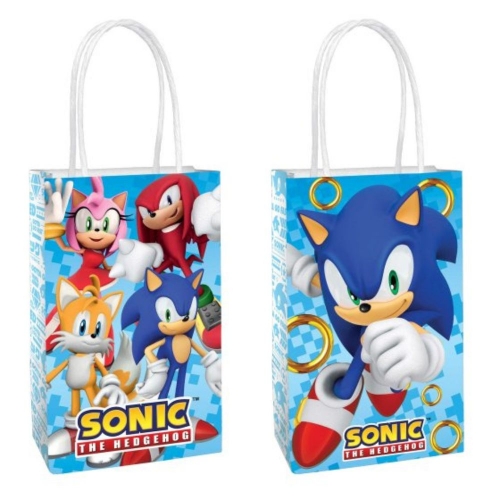 Sonic The Hedgehog Paper Loot Bag Pk 8