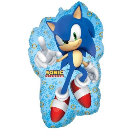 Balloon Foil Supershape 60cm x 88cm Sonic The Hedgehog Ea