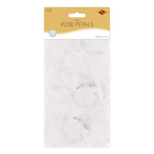 Rose Petals Fabric White 5.7cm Pk 200