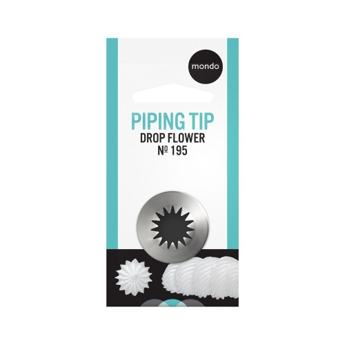 Piping Tip Flower Drop #195 Ea