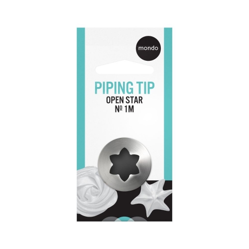 Piping Tip Star Open #1M Ea