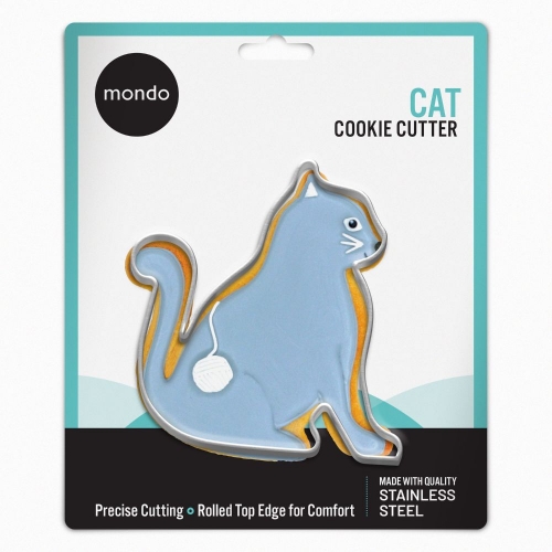 Cookie Cutter Cat Metal 2.5cm Ea