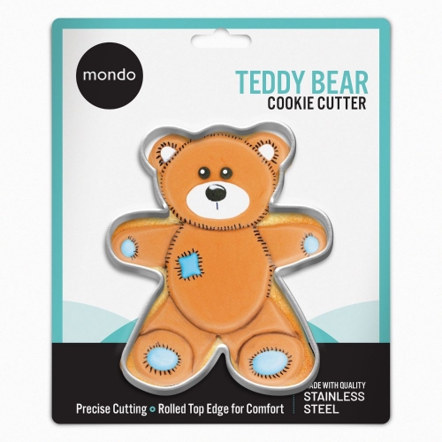 Cookie Cutter Teddy Bear Metal 2.5cm Ea
