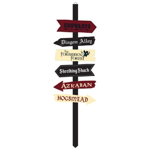 Harry Potter Directional Signs 36cm x 1.2m Ea LIMITED STOCK