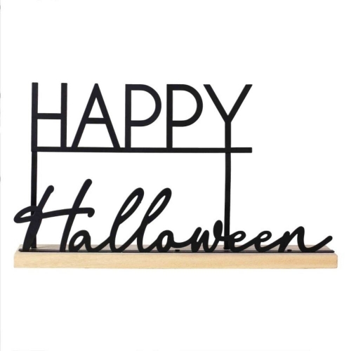 Happy Halloween Sign 29cm Ea