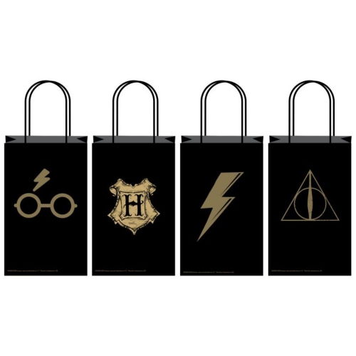 Harry Potter Paper Loot Bags Pk 8