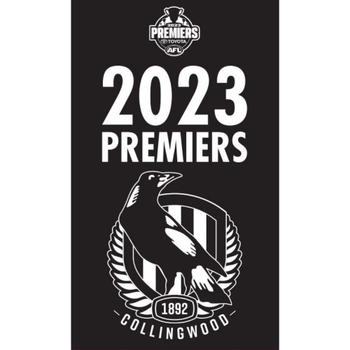 Collingwood Premiers 2023 Flag Supporter Ea